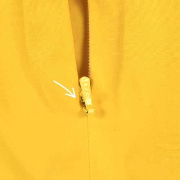 MaxMara ITALY MADE Faux Wrap Dress Vneck Short Sleeve Split Leg Cotton‎ Size 10 - Picture 11 of 12